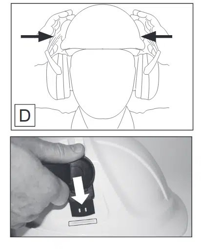Protector auditivo bluetooth casco synergy hellberg 03 en orión seguridad