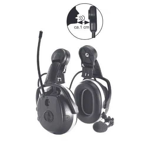 Protector auditivo bluetooth casco synergy hellberg 04 en orión seguridad