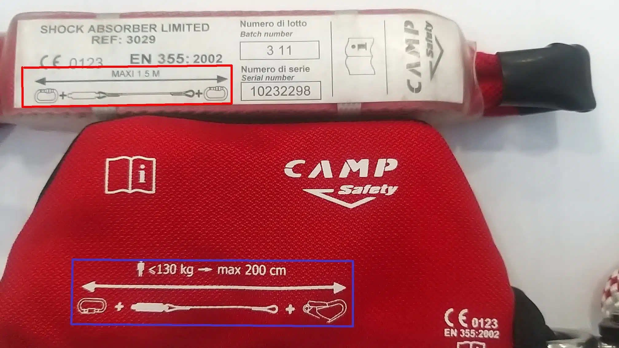 Arneses con cintas de extensión dorsal: todo lo que debes saber 16 Absorbedor camp para anclaje de arnés de seguridad