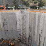 Pescante rescate para tanque de tormentas en Edar