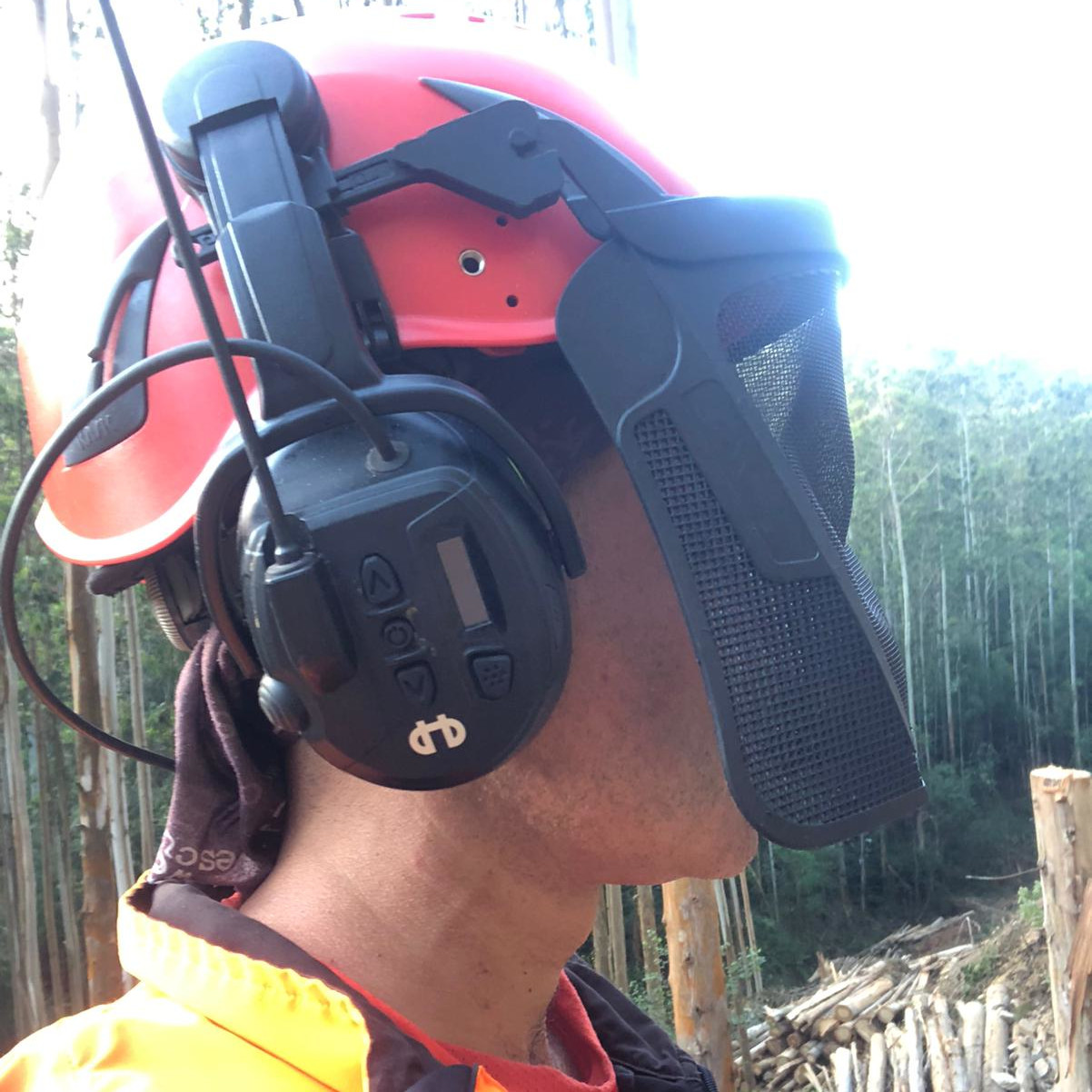 Radiocomunicador para casco intercomunicador para casco de seguridad 01 en orión seguridad