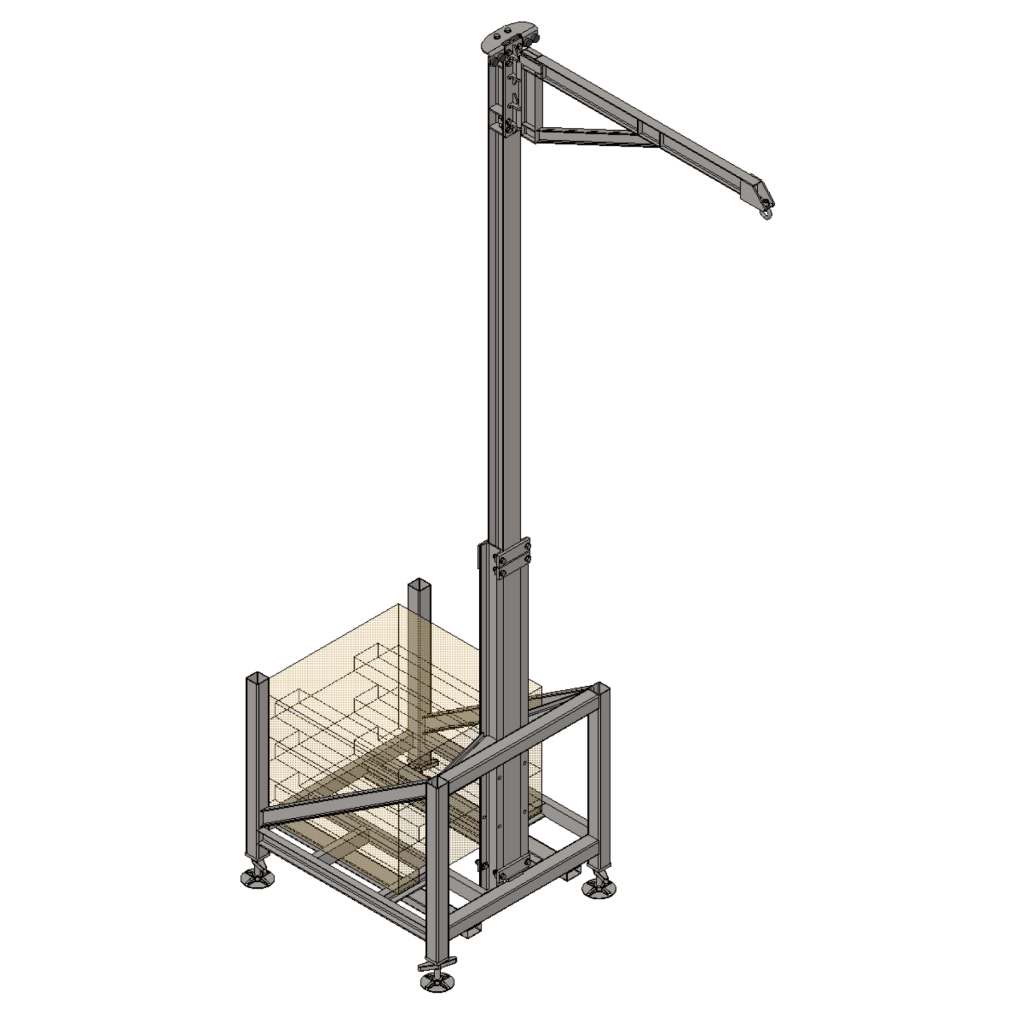 PESCANTE CONTRAPESADO MÓVIL SKR-015