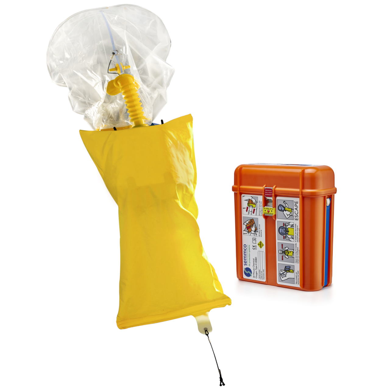 EQUIPO DE ESCAPE DE OXIGENO QUÍMICO MARINE 15