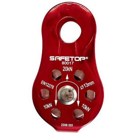 POLEA SIMPLE DE PLACAS FIJAS