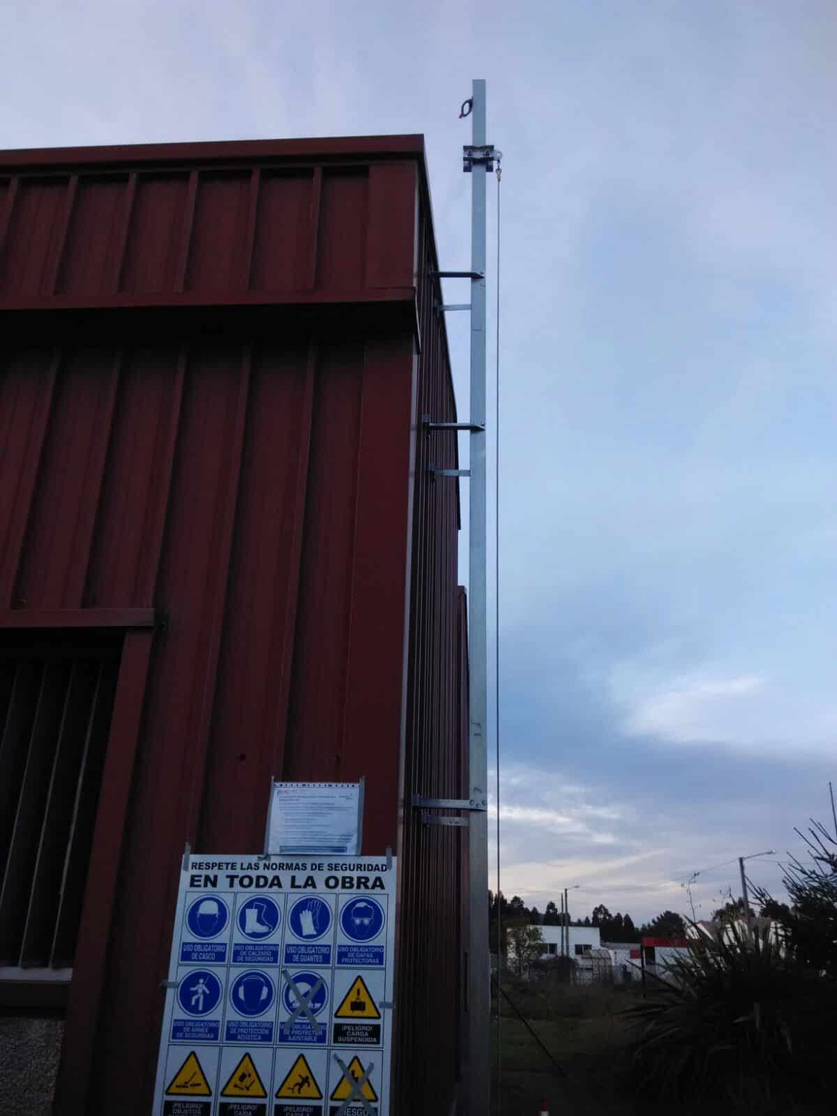 Líneas de vida verticales permanentes flexibles